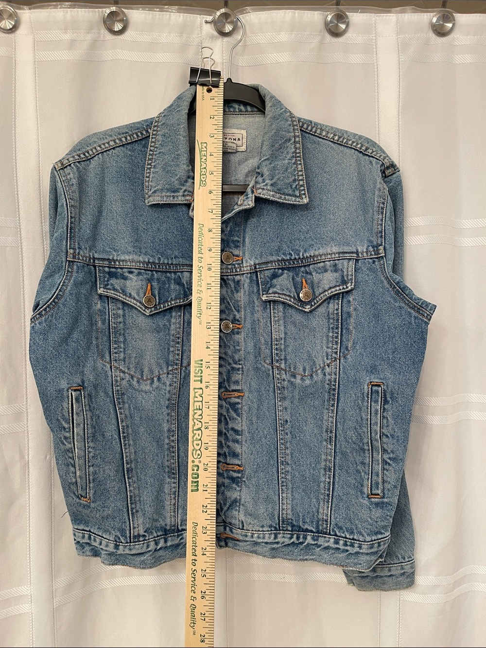 Arizona Jean Company Light Blue Denim Jacket - Picture 12 of 12